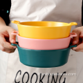 Ins Soild Color Glaze Ciotola di zuppa di ceramica